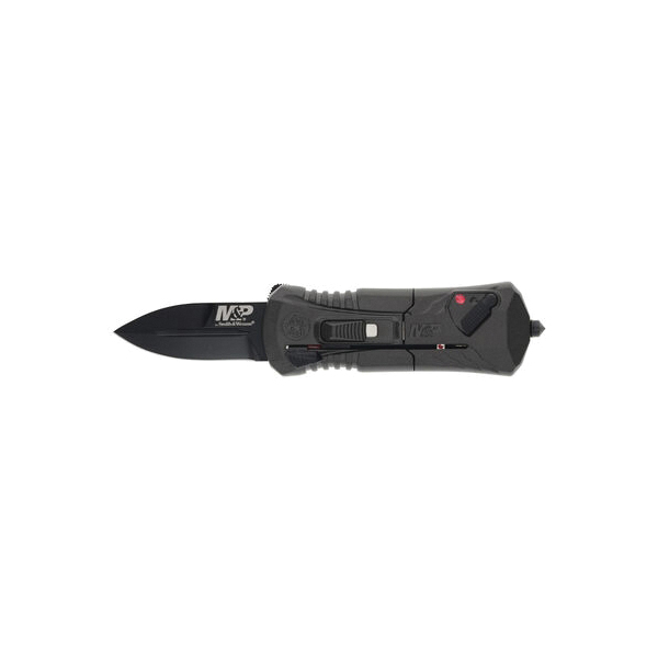 Smith & Wesson M&P OTF Compact OTF Knife Spear Point, Black - Smith & Wesson