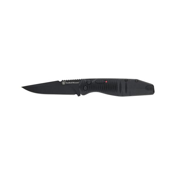 Smith & Wesson Special Ops Auto - Full Size Folding Knife Drop Point, Black - Smith & Wesson