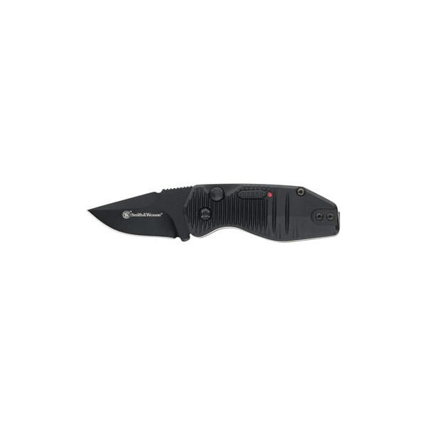 Smith & Wesson Special Ops Auto - Mini Folding Knife Drop Point, Black - Smith & Wesson
