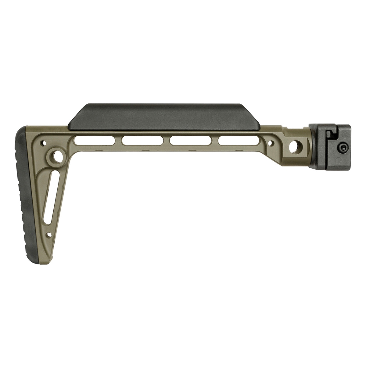 Midwest Industries Minimalistic Side Folding Stock OD Green - Midwest Industries
