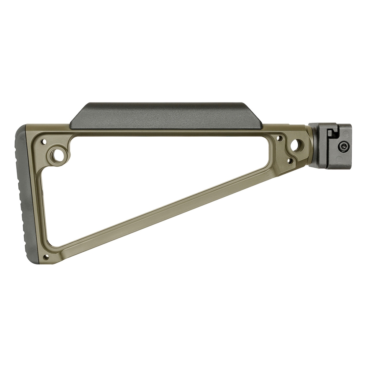 Midwest Industries Triangle Side Folding Stock OD Green - Midwest Industries