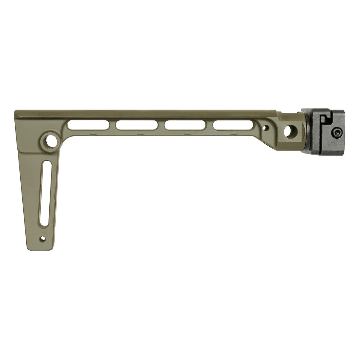 Midwest Industries Side Folding Arm Brace OD Green - Midwest Industries