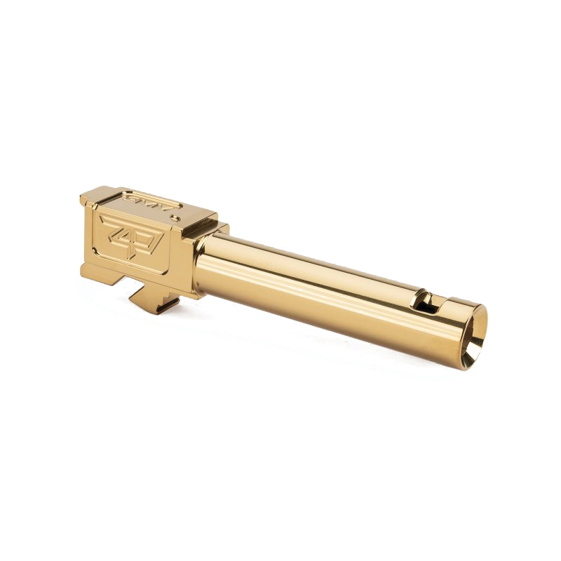 Zaffiri Precision IBS 2 Barrel 9mm 3.89" Fits Glock Gen 1-4 G19, Gold - Zaffiri Precision