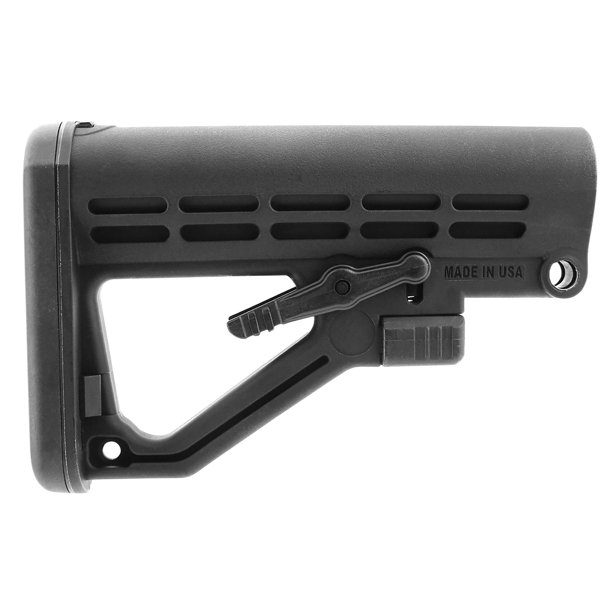 TacFire Mil-Spec 6-Position Stock w/Pad Black
