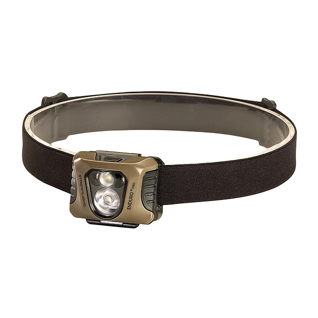 Streamlight Enduro Pro White/Green LED Headlamp, Coyote - 61425 - Streamlight