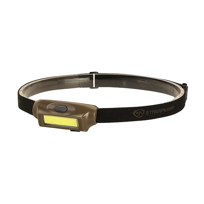Streamlight Bandit White/Green LED Headlamp w/ Rechargeable Battery, Coyote Tan - 61707