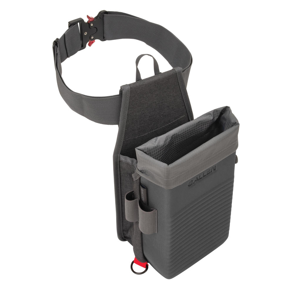 Allen Competitor 12 Gauge Double Compartment Molded Shell Bag, Gray - Allen