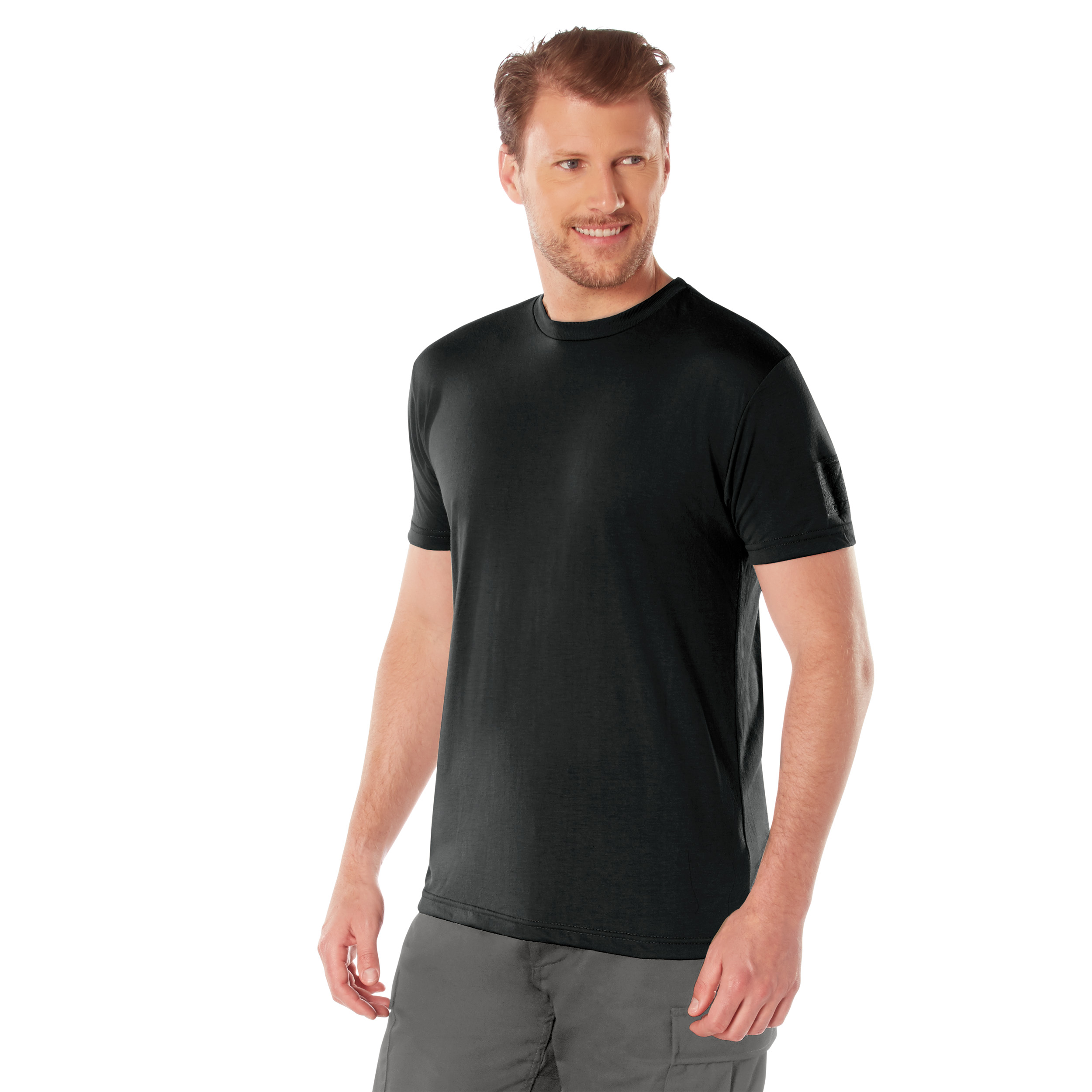 Rothco Rothco Tactical Athletic Fit T-Shirt - Black, Medium
