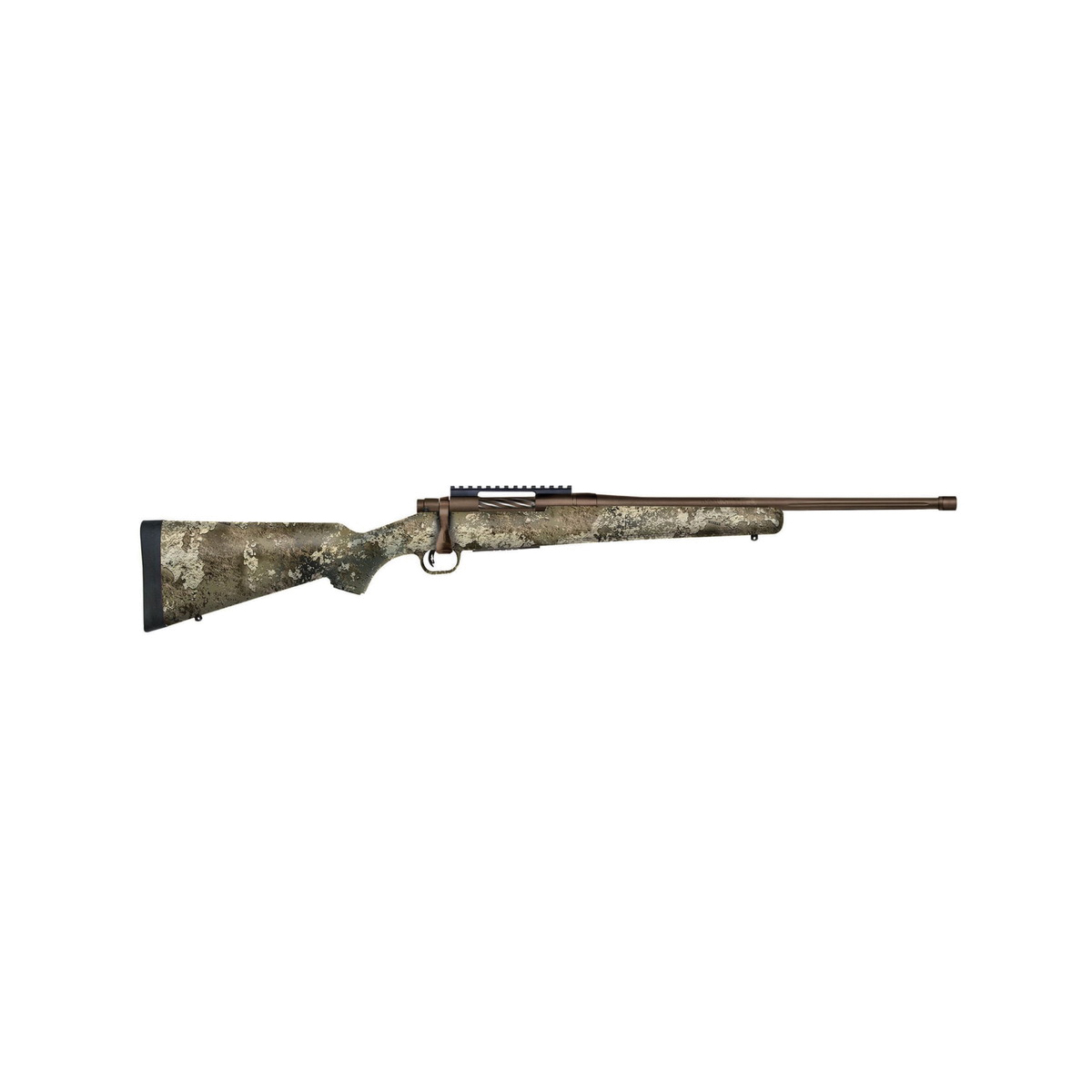 Mossberg Patriot Predator Cerakote/Strata Camo .350 Legend 20" Bolt Action, Strata Camouflage - Mossberg