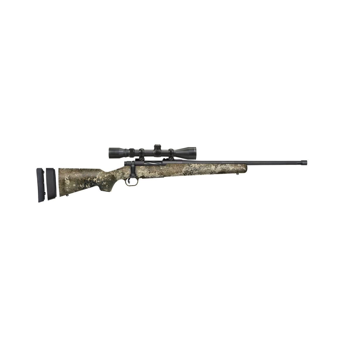 Mossberg Patriot Super Bantam Scoped Combo .350 Legend 20" Bolt Action, Strata Camouflage - Mossberg