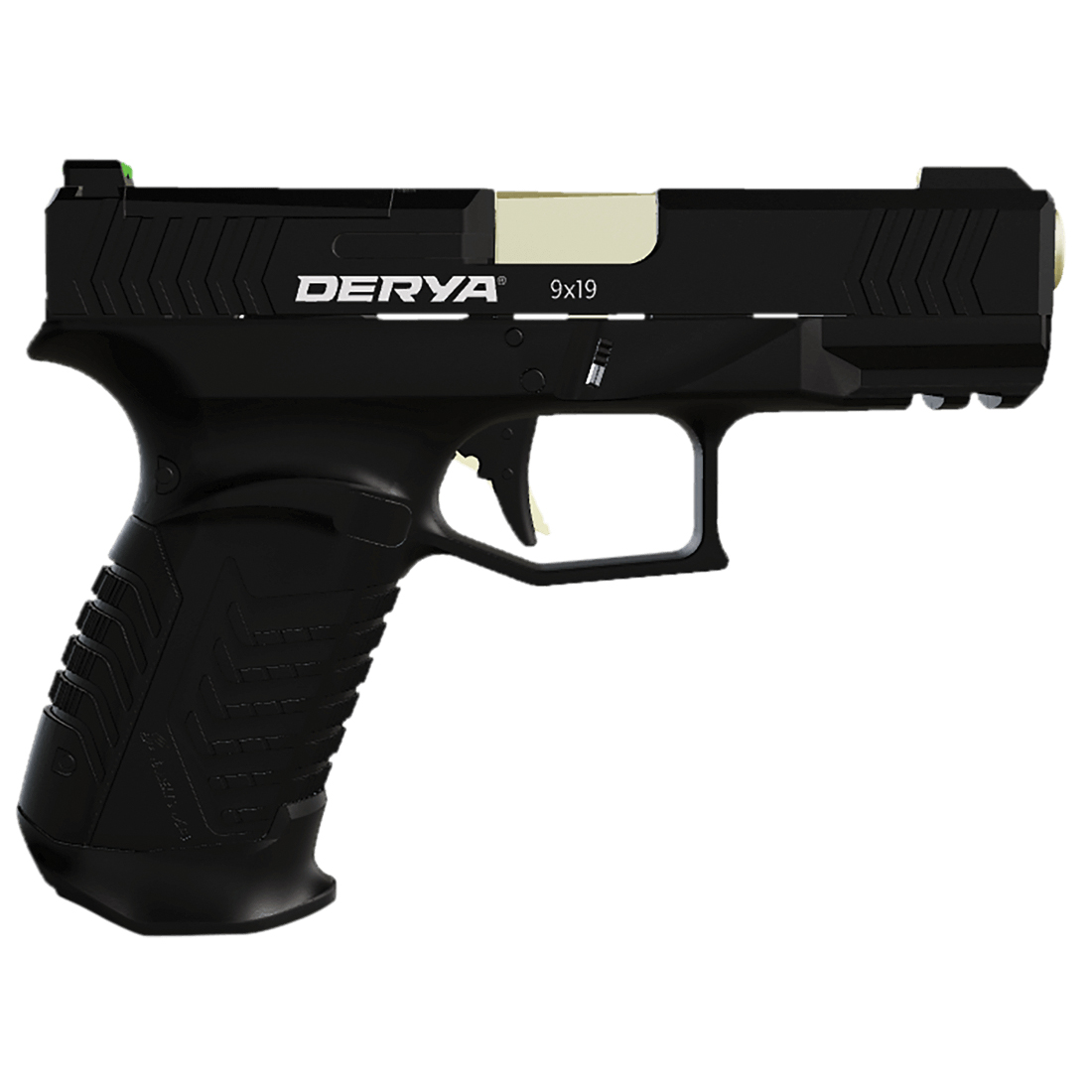 Derya DY9 9mm 4.02" 10rds, Black - Derya