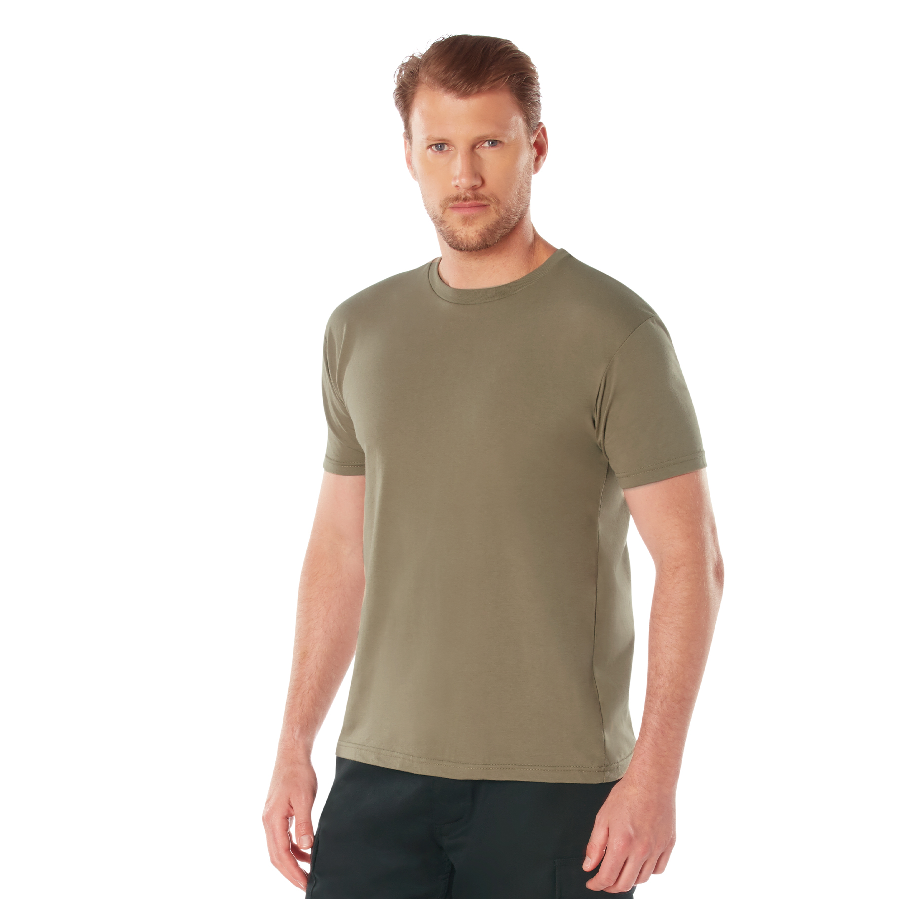 Rothco Rothco Athletic Fit Solid Color T-Shirt - Ar 670-1 Coyote Brown, Small