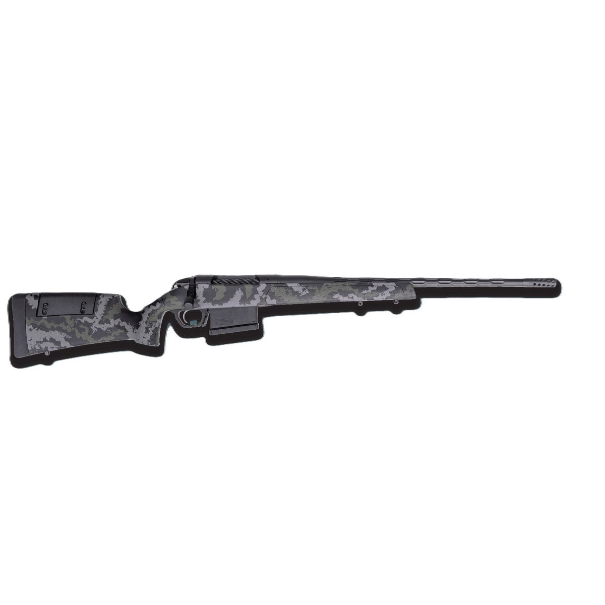 Weatherby Model 307 Range XP 2.0 7mm Backcountry 22" Bolt Action, Green/Gray Camouflage - Weatherby
