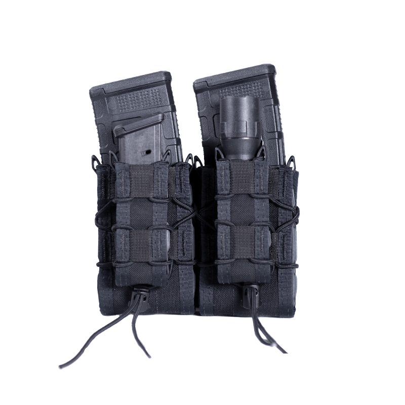 High Speed Gear Inc. Double Decker Taco Double Magazine Pouch, Black - High Speed Gear Inc.