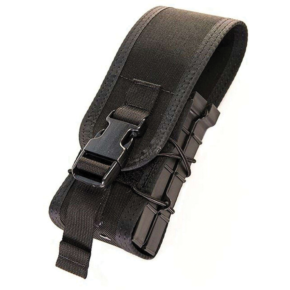 High Speed Gear Inc. X2R Taco Covered Molle Mount Magazine Pouch, Black - High Speed Gear Inc.