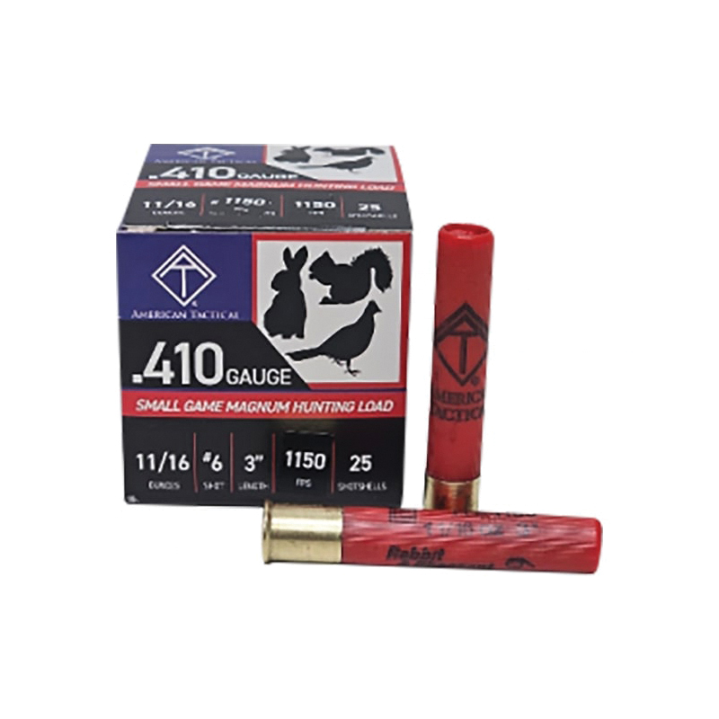 ATI Target Load .410 Gauge 3" #6 1-1/16oz Target Load, 25rds - Ati