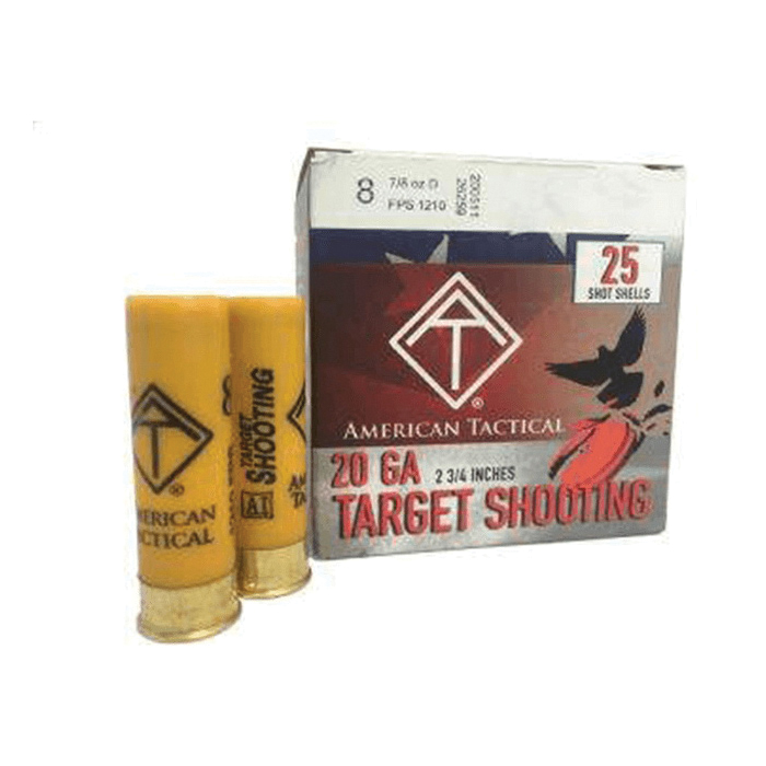 ATI Target Load 20 Gauge 2-3/4" #8 7/8 Ounce 25rds - Ati