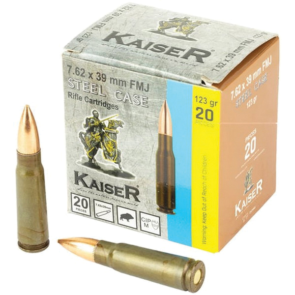 Century Arms Kaiser 7.62x39mm 123 gr FMJ 20rds - Century Arms