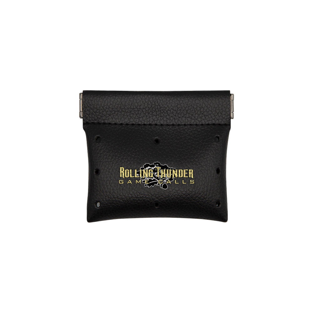 Rolling Thunder Game Calls Mouth Call Pinch Pouch, Black - Rolling Thunder Game Calls