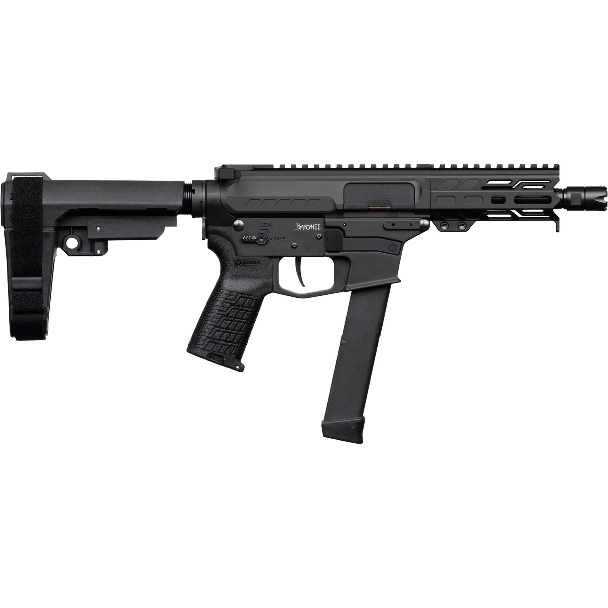 CMMG Banshee FE MKGs 9mm 5", Armor Black - Cmmg