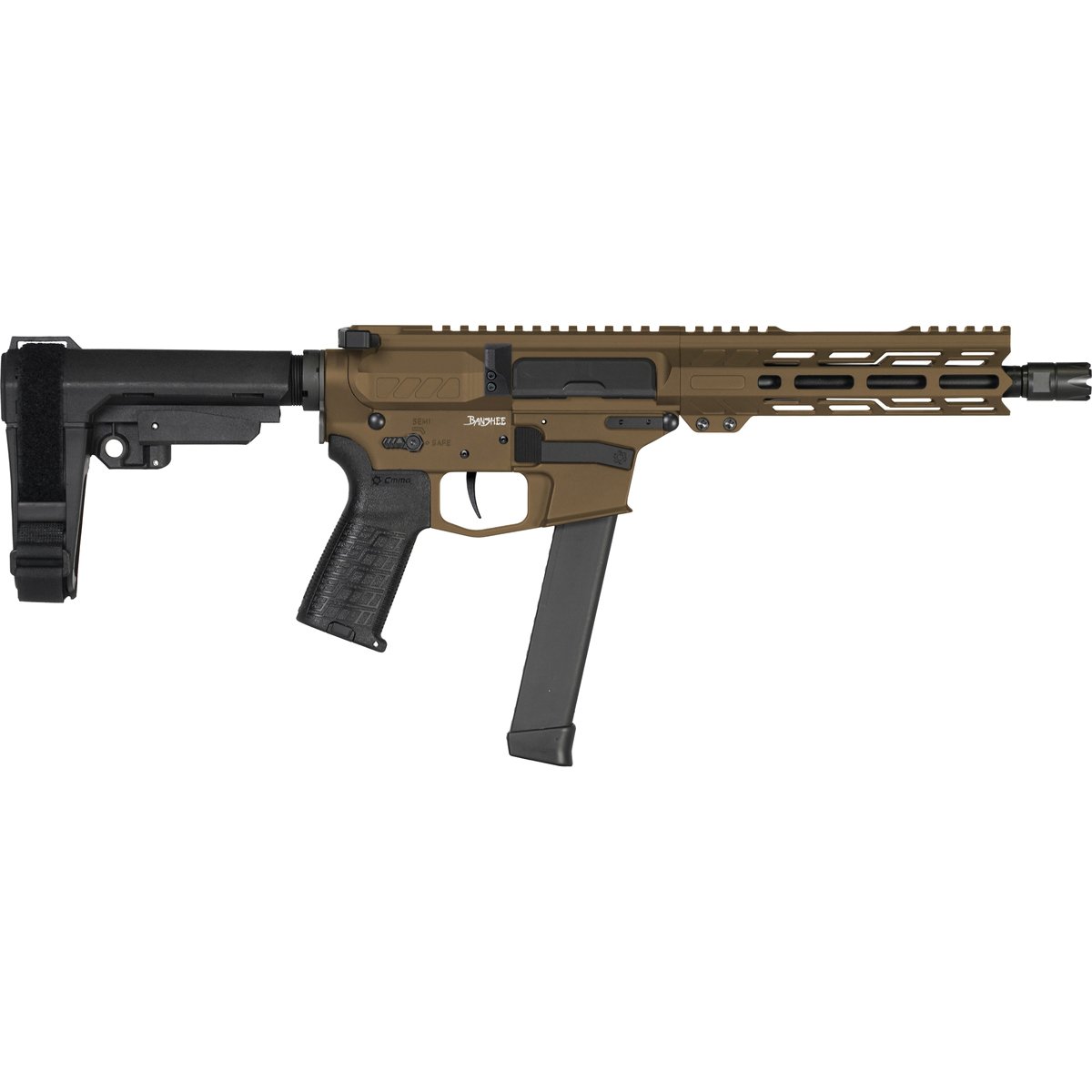CMMG Banshee MKGs 9mm 8", Midnight Bronze - Cmmg
