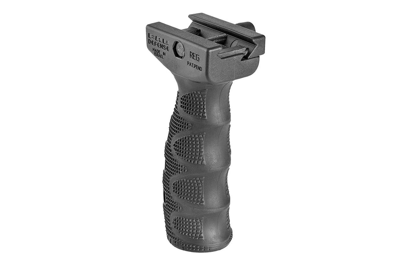 FAB Defense Rubberized Ergonomic Vertical Foregrip, Black - REG-B - Fab Defense