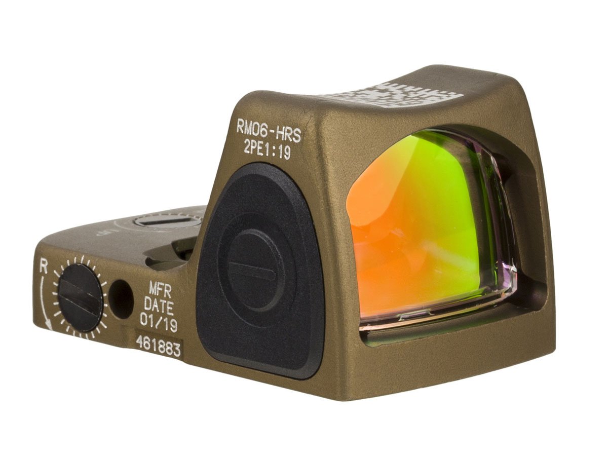 Trijicon RMR Type 2 Adjustable Red Dot Sight, Coyote Brown - RM06-C-700780 - Trijicon