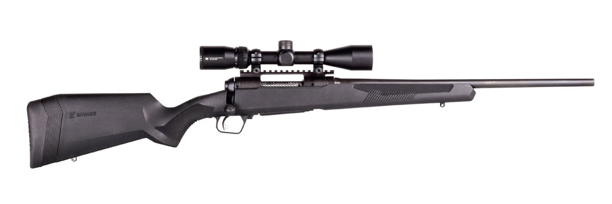Savage 110 Apex Hunter XP .308 Win Rifle w/ 3-9x40 Vortex Crossfire II Scope, Black - 57307 - Savage Arms