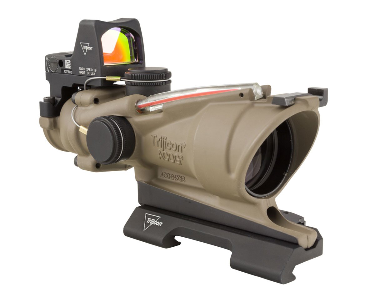 Trijicon ACOG 4x32 ECOS Sight, Flat Dark Earth -  TA31-D-100553 - Trijicon