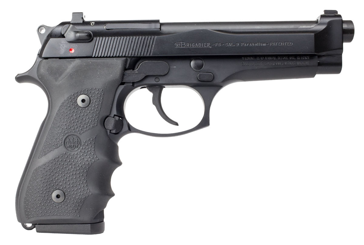 Beretta 92 FS Brigadier 9mm 10 Round Pistol, Black - J92F700C - Beretta