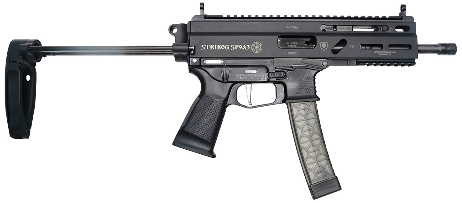 Grand Power Stribog SP9A3 8" 9mm Sub Pistol PDW Tailhook Brace - Grand Power