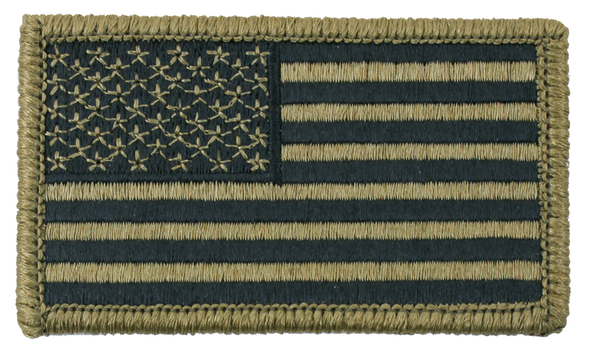 Rothco Ocp American Flag Patch With Hook Back - Orientation Normal - Rothco