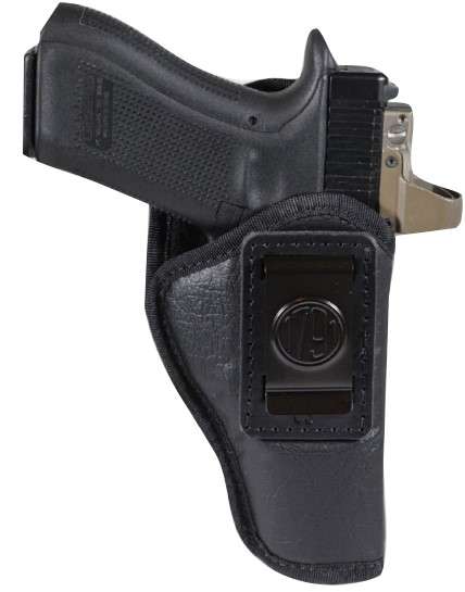 1791 Gunleather EcoCarry Canik TP9SF/Glock G26/G27 IWB Holster Right Leather, Black - 1791 Gunleather