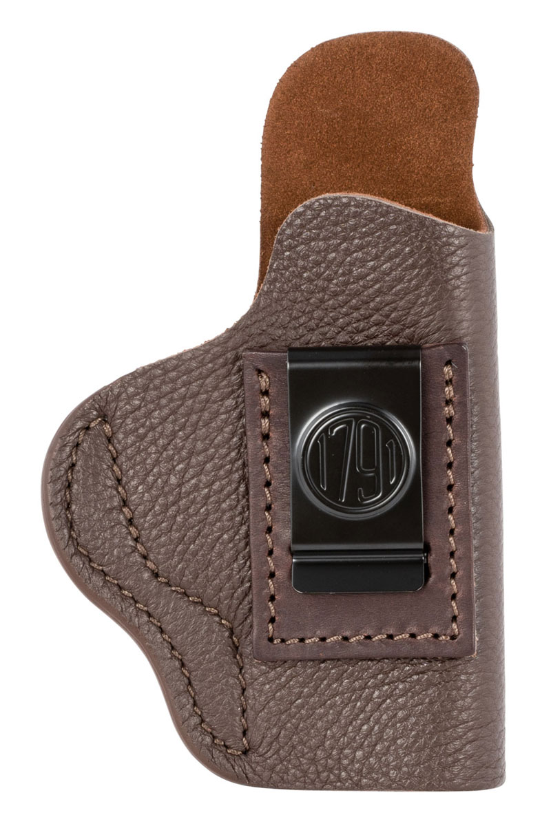 1791 Gunleather Fair Chase Size 4 IWB Holster, Brown - FCD-4-BRW-R - 1791 Gunleather