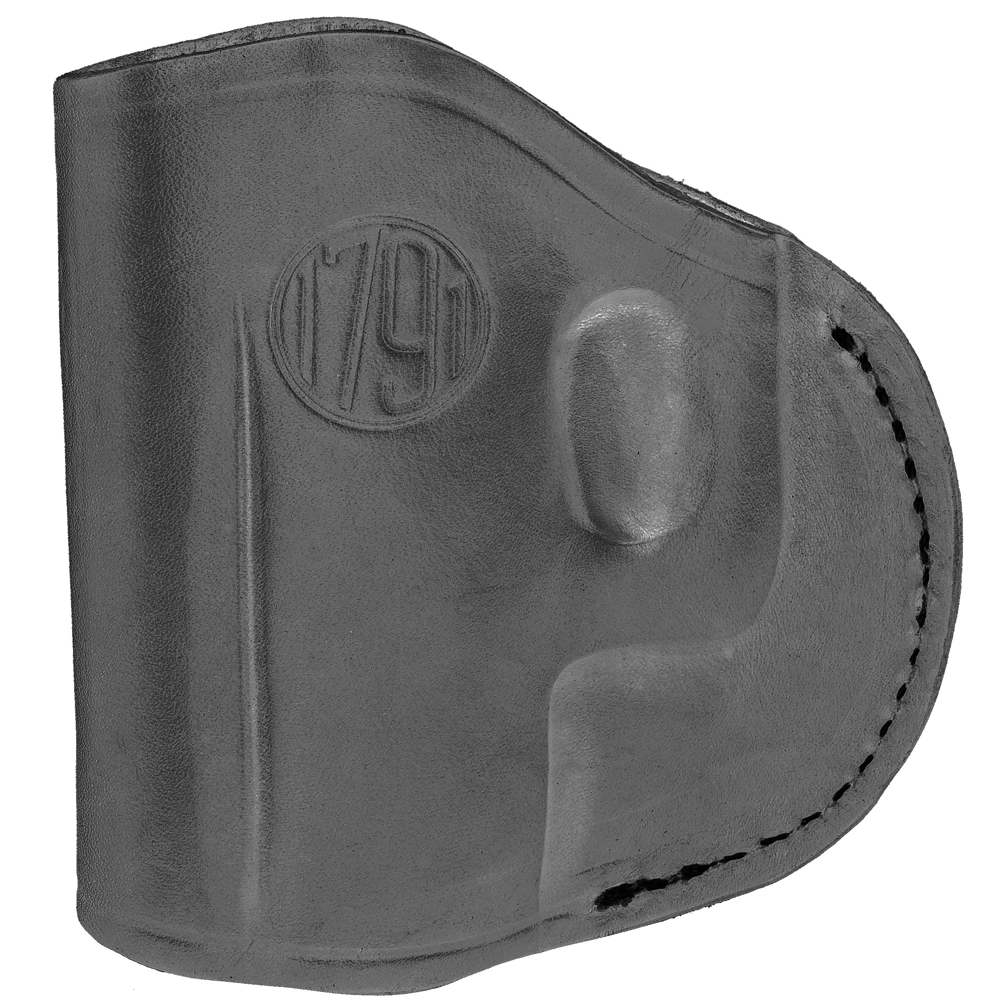 1791 2 Way Right Hand IWB Holster, Size 4 Stealth Black Leather - 2WH4SBLR - 1791 Gunleather