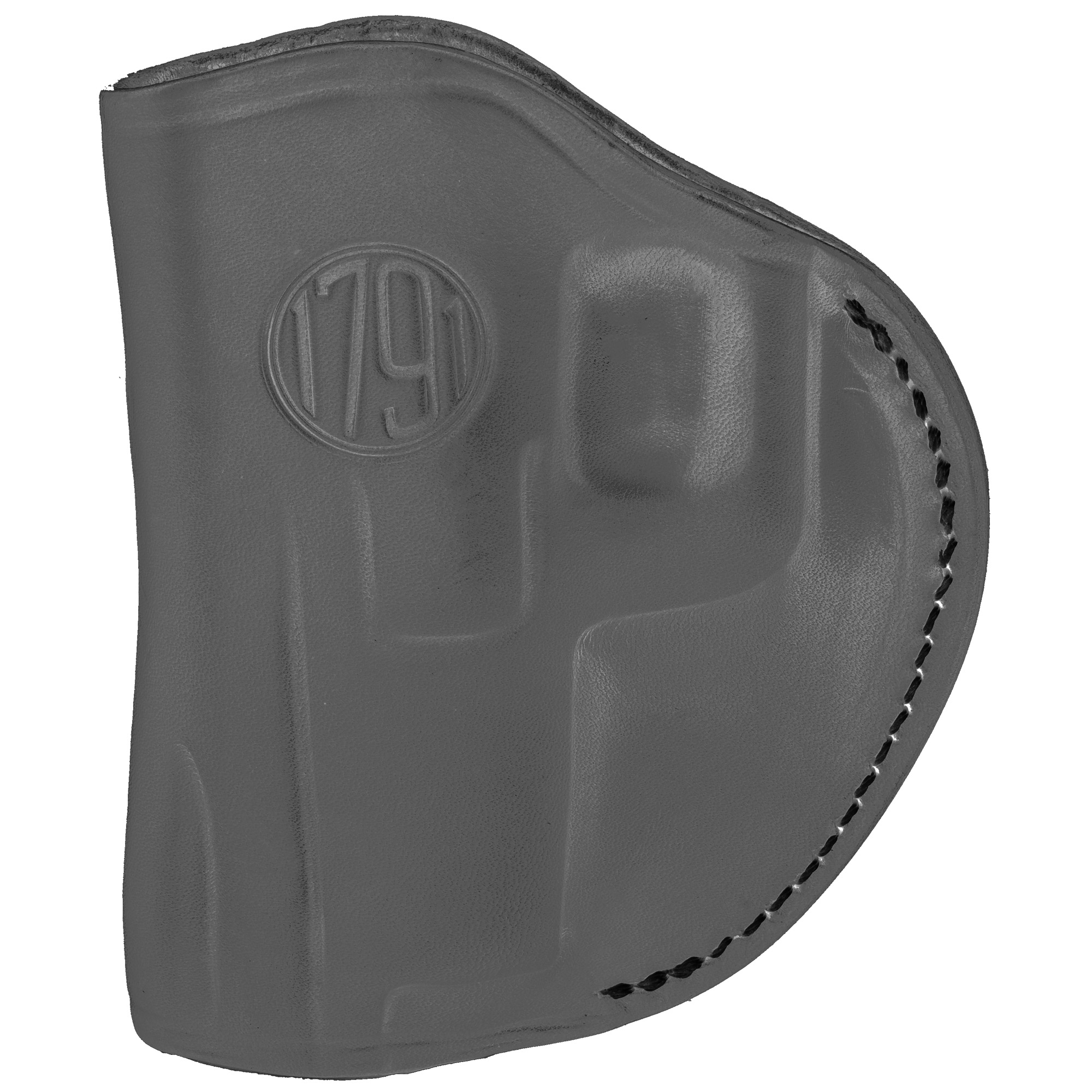 1791 2 Way Right Hand IWB Holster, Size 5 Stealth Black Leather - 2WH5SBLR - 1791 Gunleather