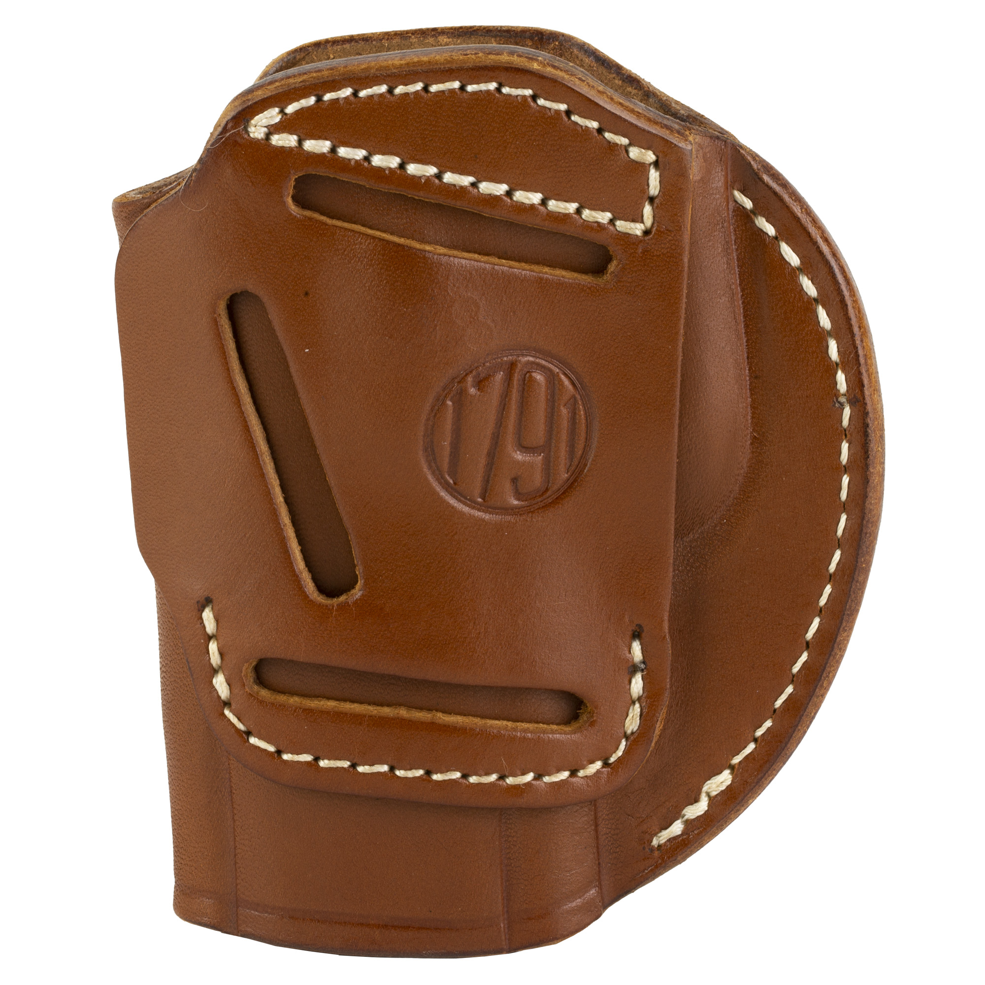1791 4 Way Right Hand IWB/OWB Holster, Size 6 Brown Leather  - 4WH6CBRR
