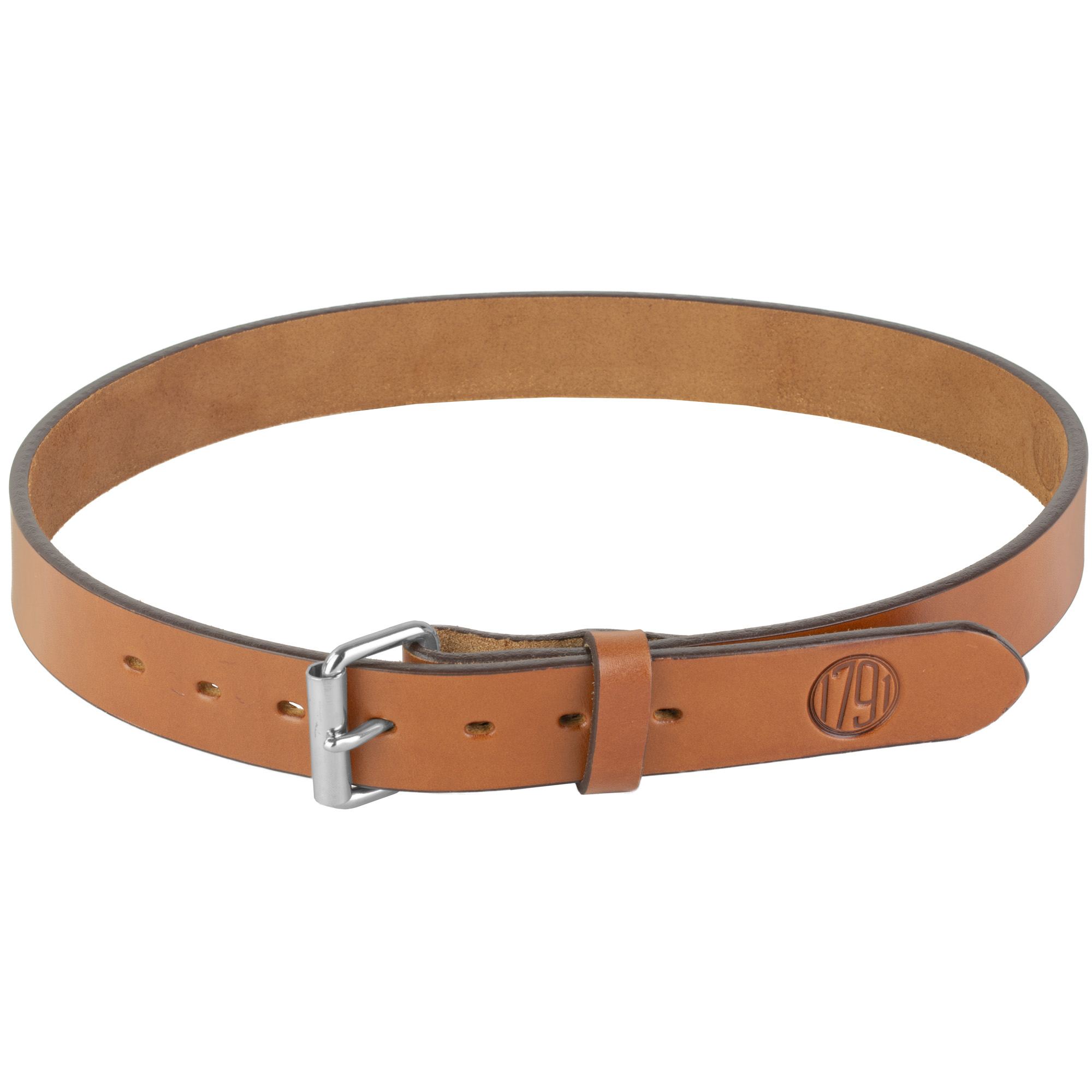 1791 Gun Belt, 32-36", Classic Brown, Leather BLT-01-32/36-CBR-A - 1791 Gunleather