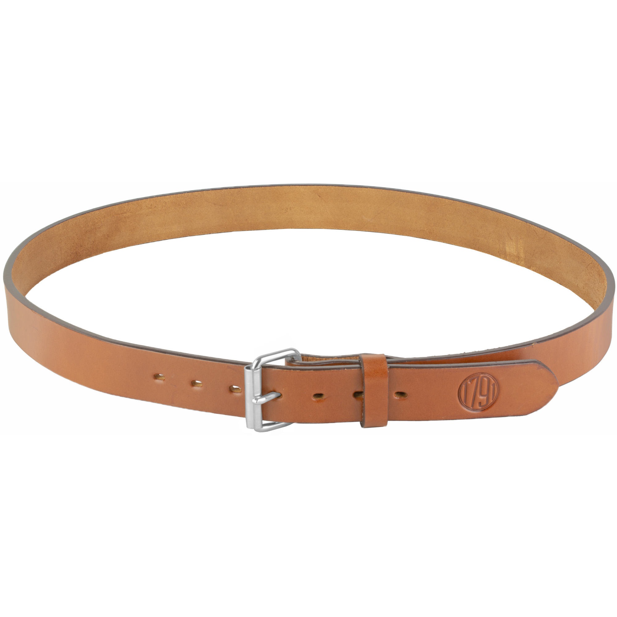 1791 Gun Belt, 44-48", Classic Brown, Leather BLT-01-44/48-CBR-A - 1791 Gunleather