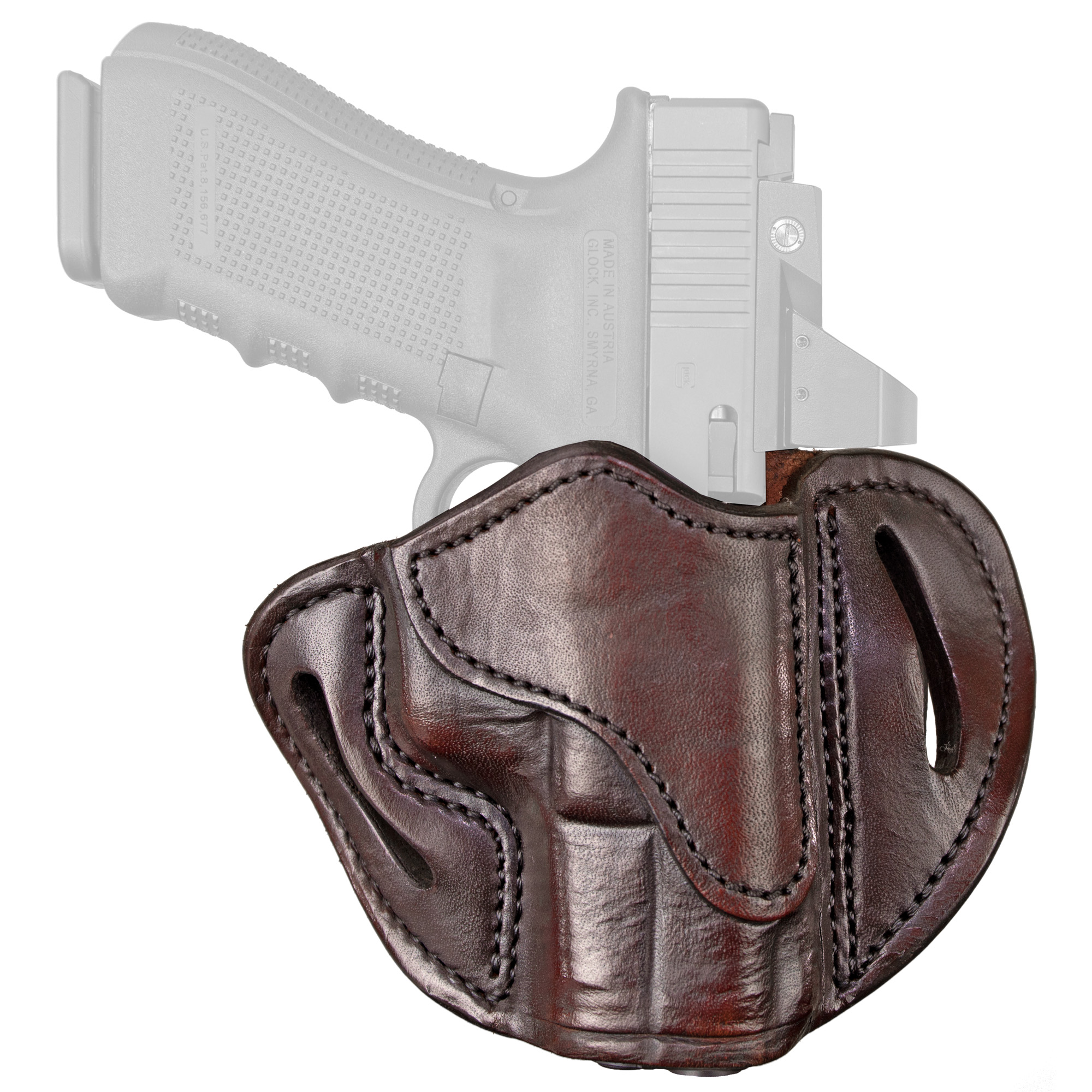 1791 OR, Optics Ready Belt Holster, Size 2.1, Right Hand, Signature Brown, Leather - 1791 Gunleather