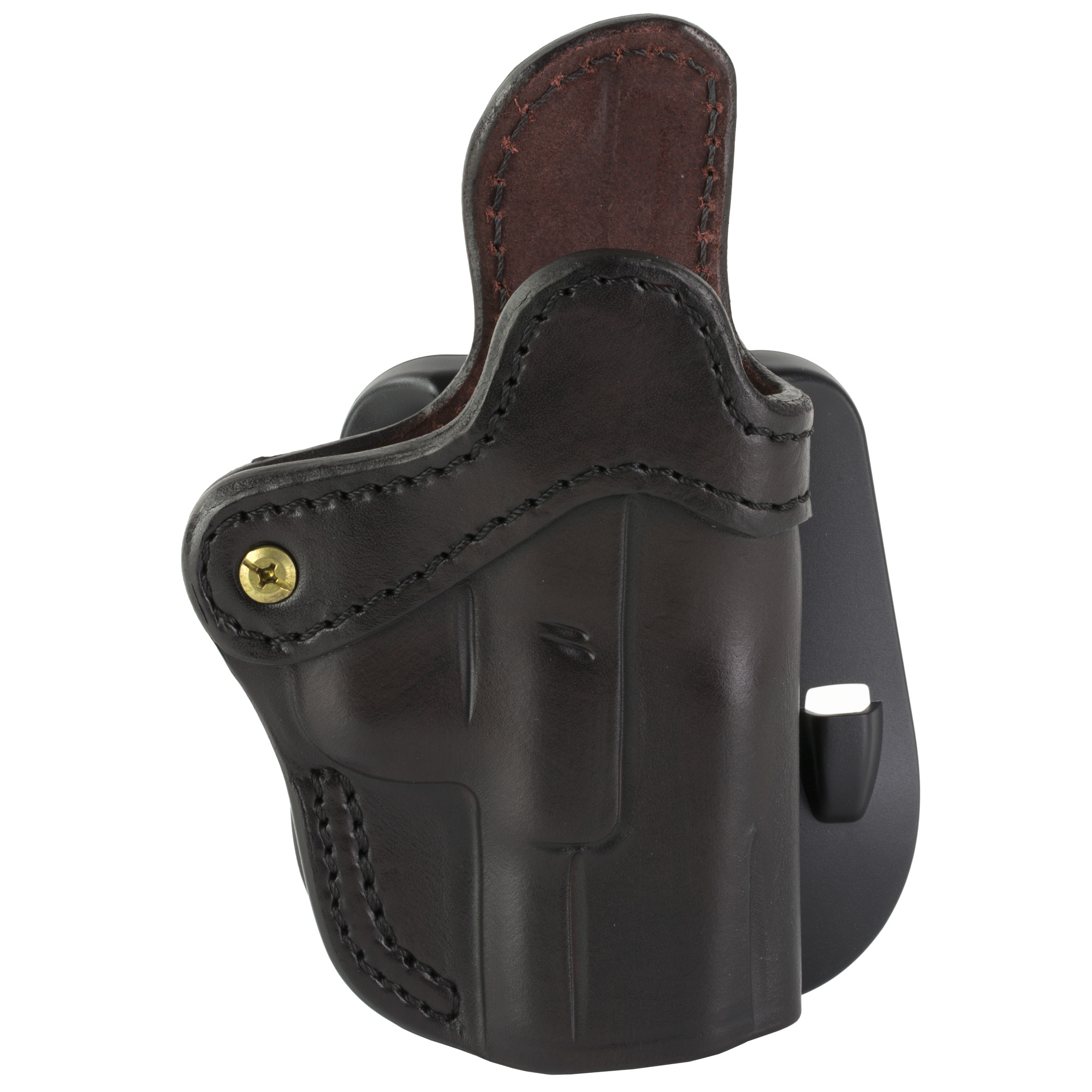 1791 Gunleather PDH2.3 OWB Optic Ready Right Hand Paddle Holster Size 2.3, Signature Brown - ORPDH23SBRR - 1791 Gunleather