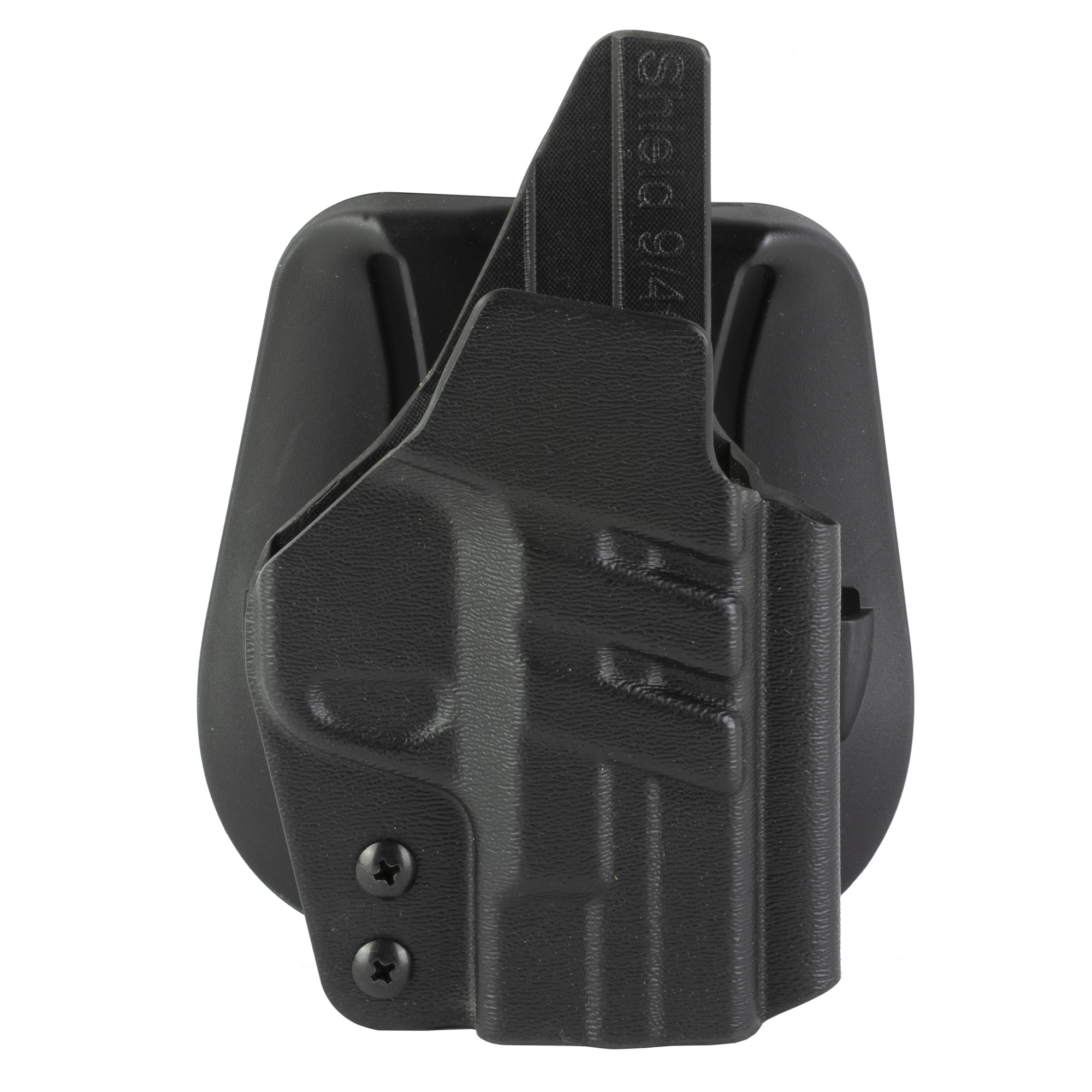 1791 Tactical Paddle Holster, OWB, Kydex, S&W Shield, Right Hand, Black - 1791 Gunleather