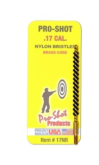 Pro-Shot .17 Cal. Nylon Bristle Rifle Bore Brush  17NR - Proshot