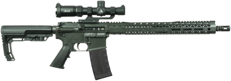 Black Rain Ordnance 16" 223 Rem/5.56 NATO Rifle w/Optic - BROROTROPT02 - Black Rain Ordnance