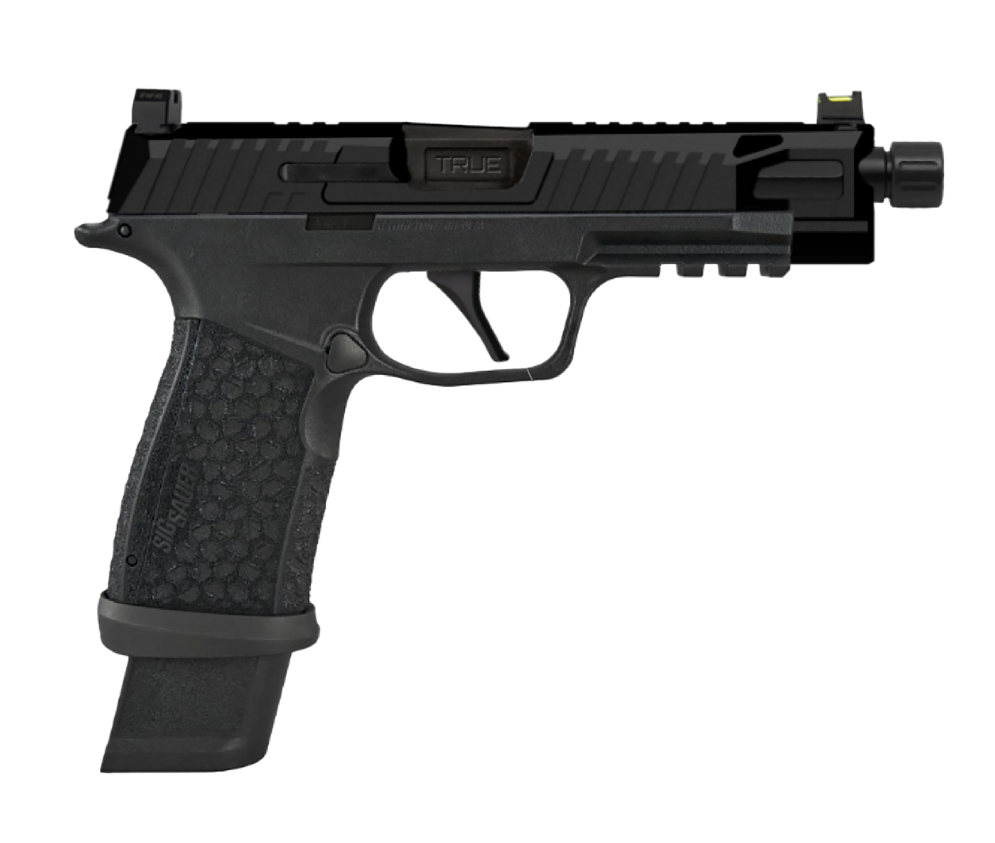 True Precision Inc P365 Fuse Compact 4.95" 9mm (2)21rd/ (1)17rd Pistol w/ Optic Cut Slide - TPP365SUPBLK