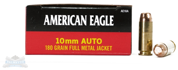 American Eagle 10mm Auto 180gr FMJAmmunition 50rds - AE10A - Federal