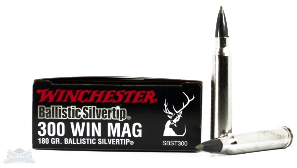 Winchester 300 Win Magnum 180gr Ballistic Sivertip Rifle Ammunition 20rds - SBST300