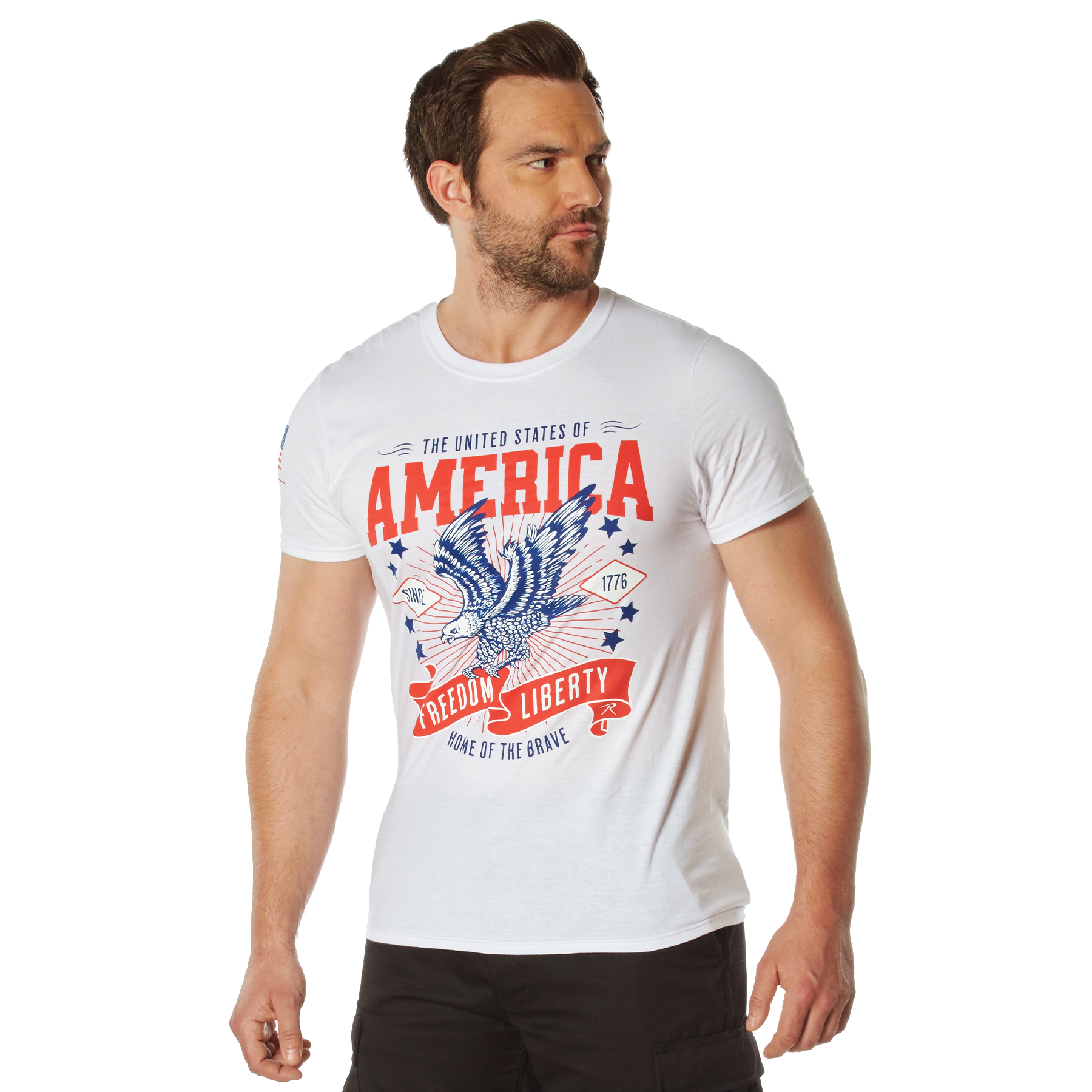 Rothco Rothco Freedom Liberty T-Shirt - White, Medium