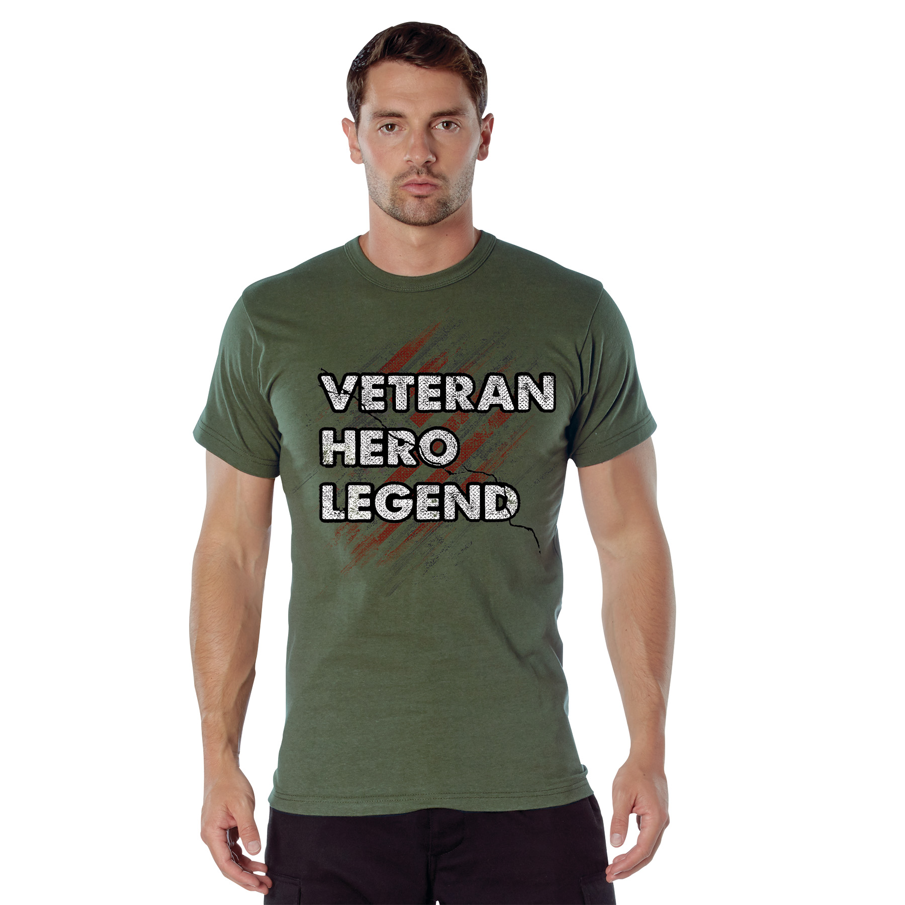Rothco Rothco Veteran Hero Legend T-Shirt - Olive Drab, 3X-Large