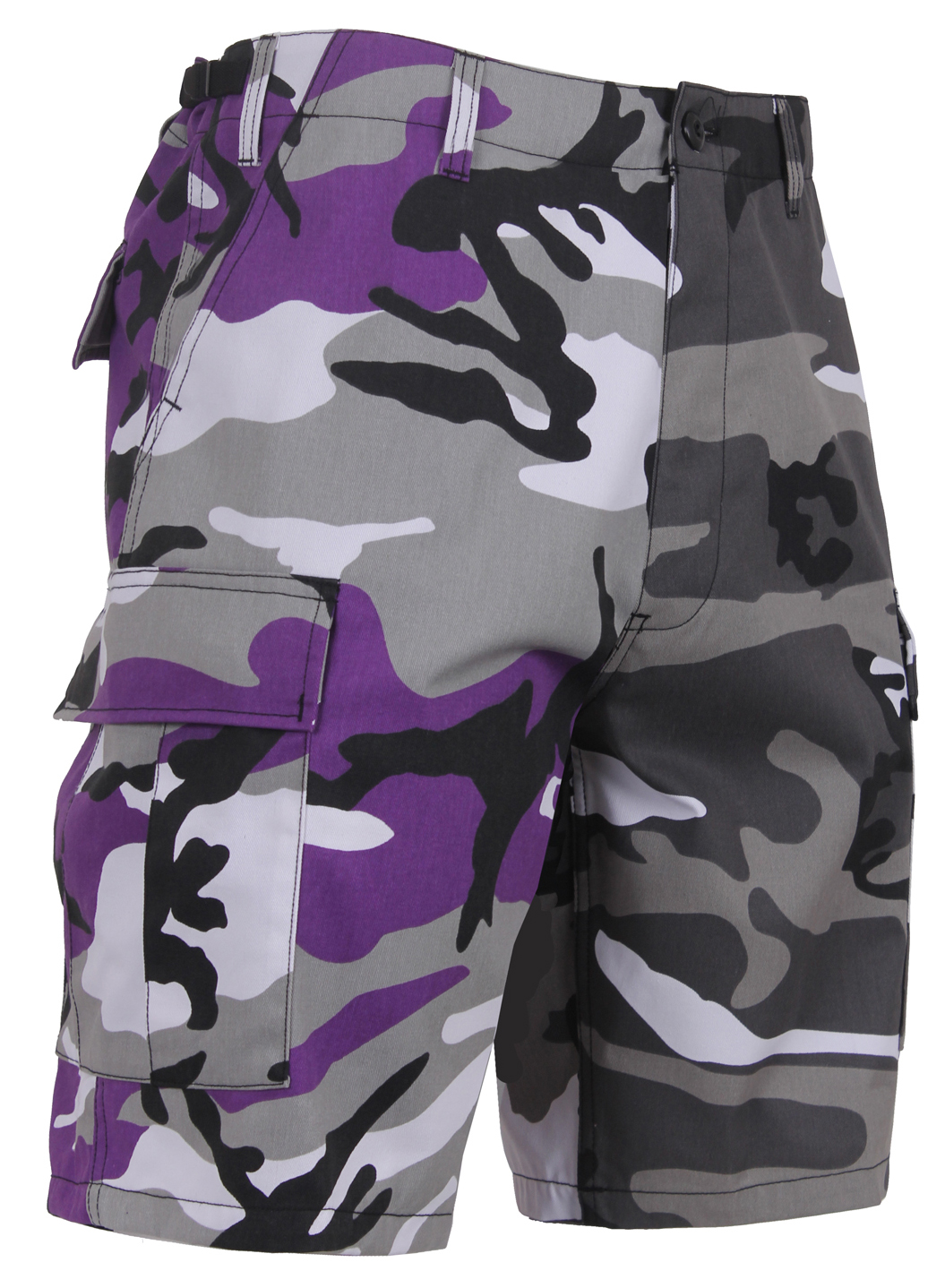 Rothco Rothco Two-Tone Camo Bdu Short - Ultra Violet Purple - City Camo, Small